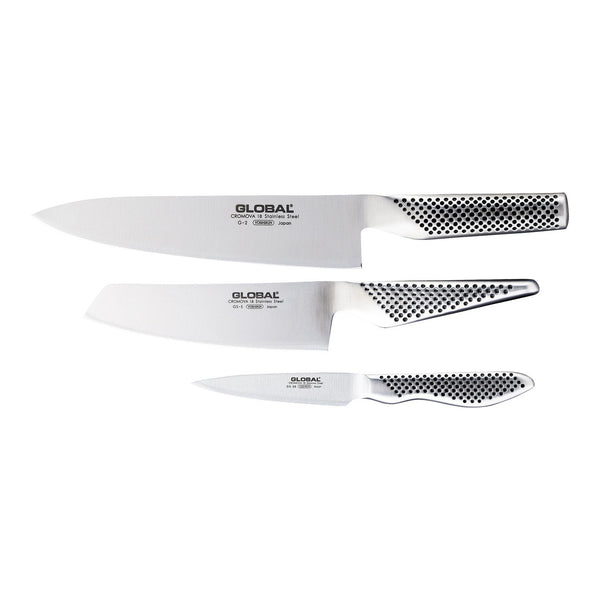 Global 3-Pc Knife Set G-2338