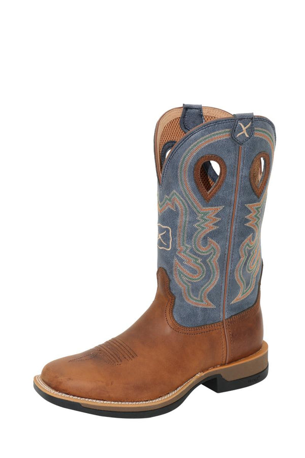 Twisted X Men's 12 Tech X1 Boot - Rust Brown/Peacock