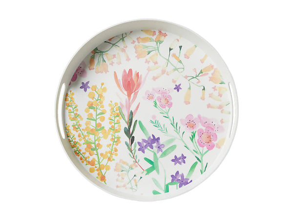 Maxwell & Williams Wildflowers Bamboo Round Serving Tray
