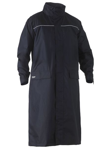 Bisley Long Rain Coat - Navy