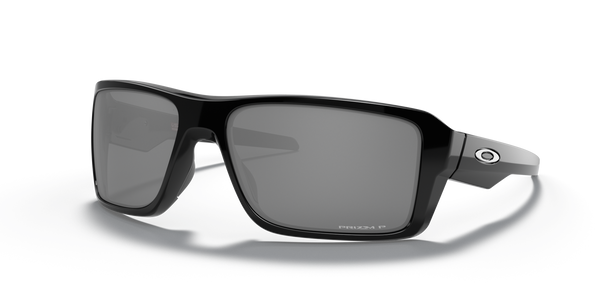 Oakley Double Edge Sunglasses Polished Black with Polarized