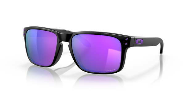 Oakley Holbrook Sunglasses - Matte Black with Prizm Violet Lenses