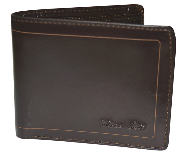 Thomas Cook Mens Leather Edged Wallet - 2 Colours