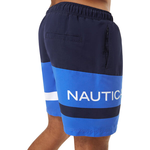 Nautica Extended Size Ridley 6" Swim Shorts - Dark Navy