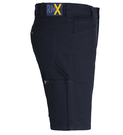 Ritemate RMX Flexible Fit Mid Leg Utility Short - Ink Navy & Tan
