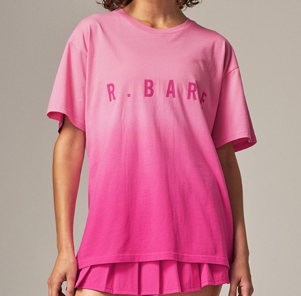 Running Bare Hollywood 90's Relax Tee - Coconut Ice