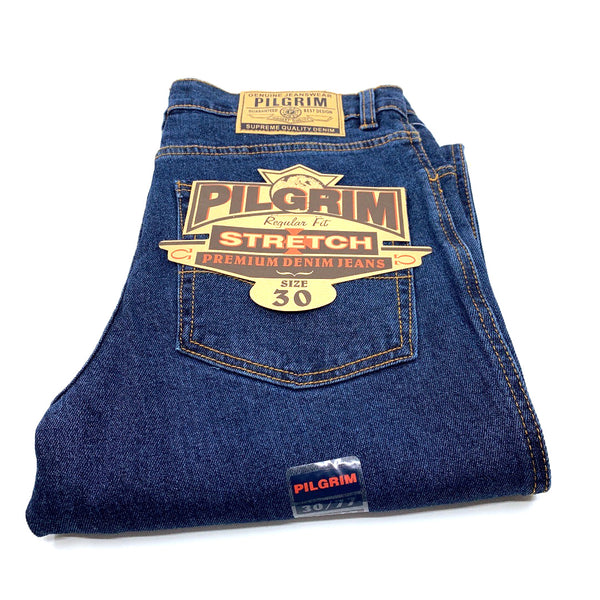 Men's Pilgrim Stretch 5 Pocket Stonewash Western Jean - Regular Leg