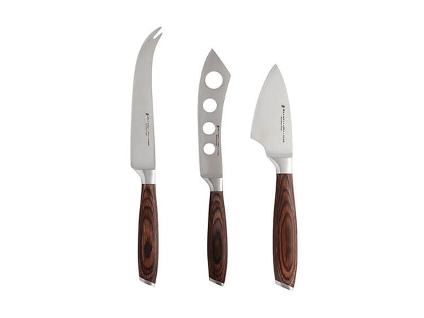 Maxwell & Williams Stanton Cheese Knife Set 3pc Wood Gift Boxed