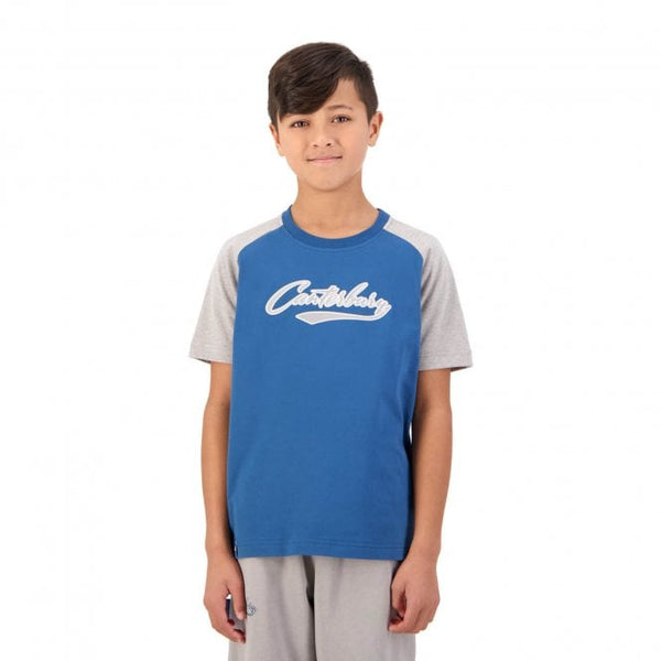 Canterbury Kids Pitch 3.0 Short Sleeve T-Shirt - Dark Blue