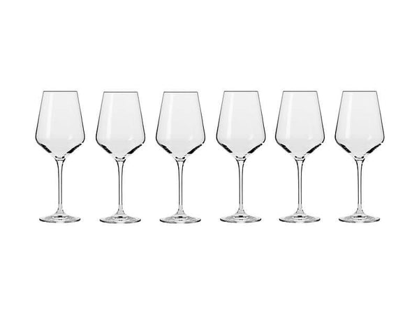 Krosno Avant-Garde Wine Glass 390ML 6pc Gift Boxed