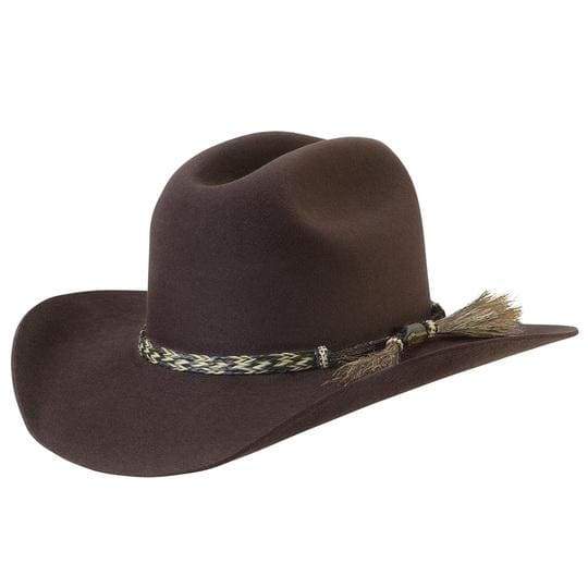 The Loden Akubra Rough Rider Hat has a Pro Rodeo brim and centre-creased western crown. This Western hat features a fancy braided double horse hair tail band and satin lining. Make the most of reduced prices on all of our Akubras online, and receive free shipping if you spend over $200.