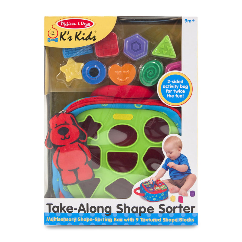 MELISSA AND DOUG TAKE-ALONG SHAPE SORTER