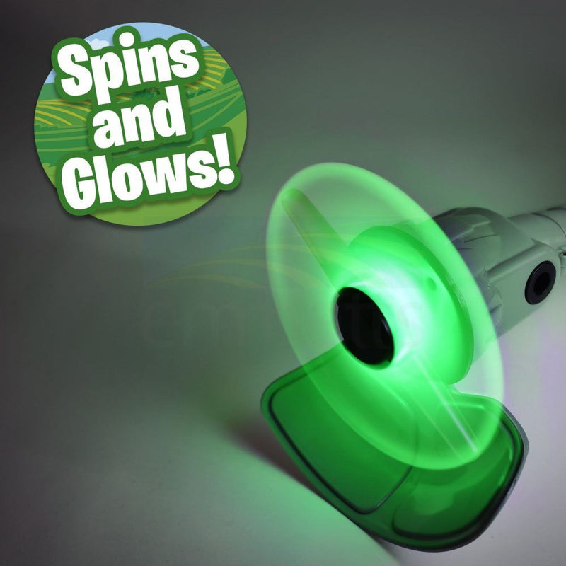 JOHN DEERE LIGHT UP WEED TRIMMER/ WHIPPER SNIPPER WITH SOUNDS