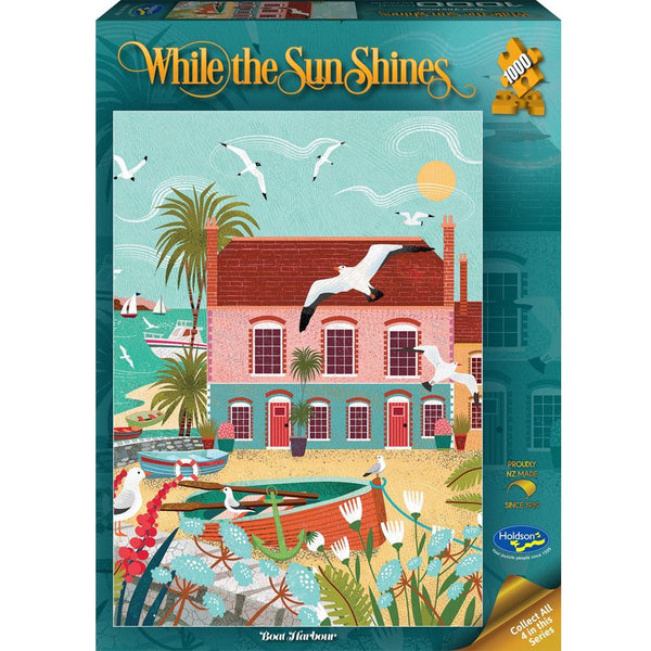 HOLDSON - WHILE THE SUN SHINES - BOAT HARBOUR 1000PC