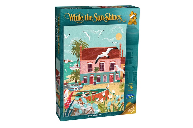 HOLDSON - WHILE THE SUN SHINES - BOAT HARBOUR 1000PC