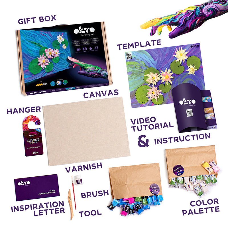 OKTO SENSORY ART CREATIVE WATER LILIES