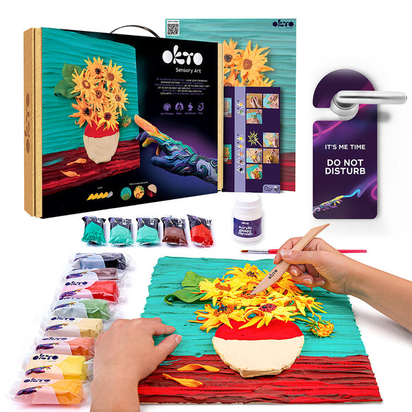 OKTO SENSORY ART CREATIVE SUNFLOWERS