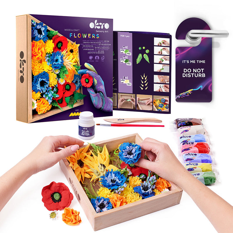 OKTO WOOD&CRAFT DIY FLOWERS