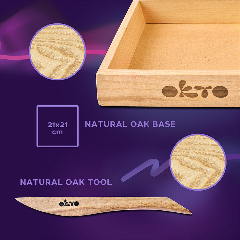 OKTO WOOD&CRAFT DIY FLOWERS