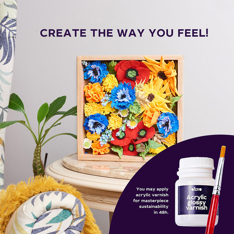 OKTO WOOD&CRAFT DIY FLOWERS