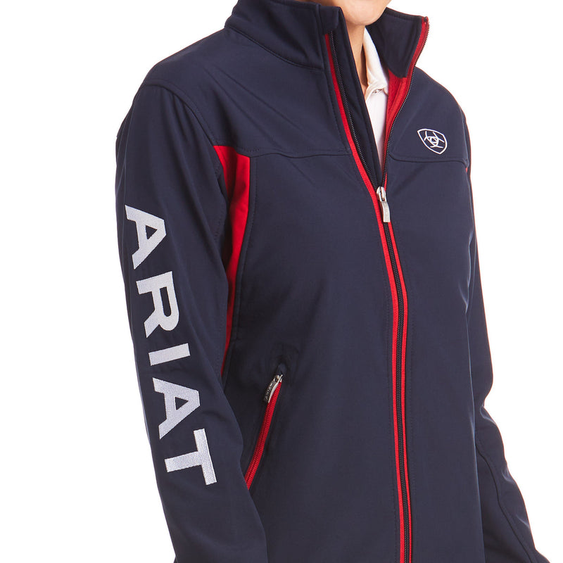 Ariat Womens New Team Softshell Jacket - Navy