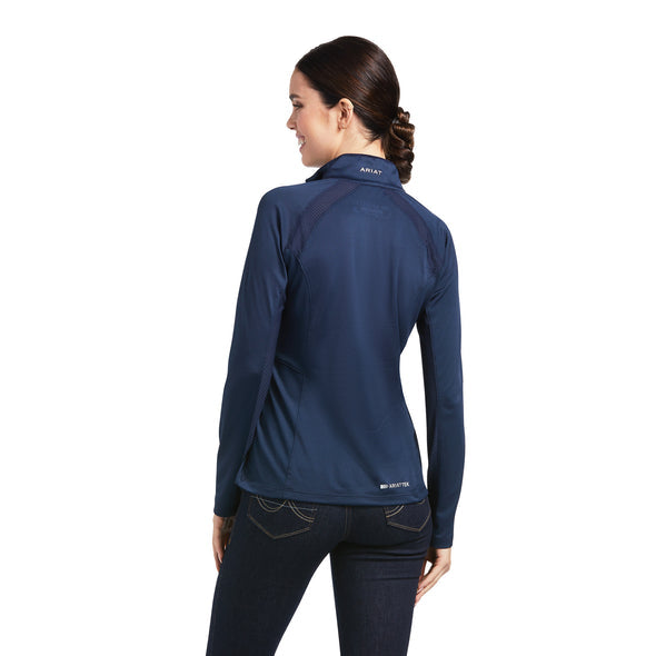 ARIAT Women's Sunstopper 2.0 1/4 ZIP - Navy