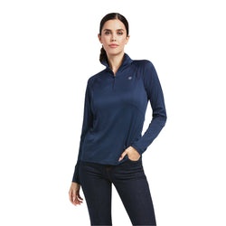 ARIAT Women's Sunstopper 2.0 1/4 ZIP - Navy