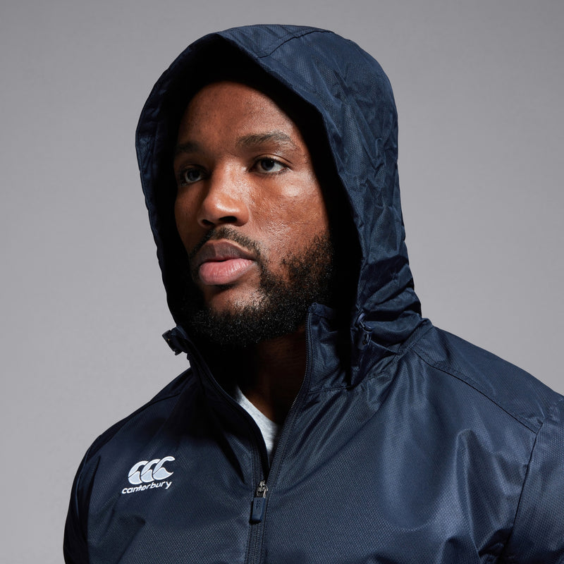 Canterbury Club Vaposhield Rain Jacket - Full Zip - Navy