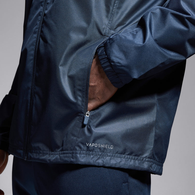 Canterbury Club Vaposhield Rain Jacket - Full Zip - Navy