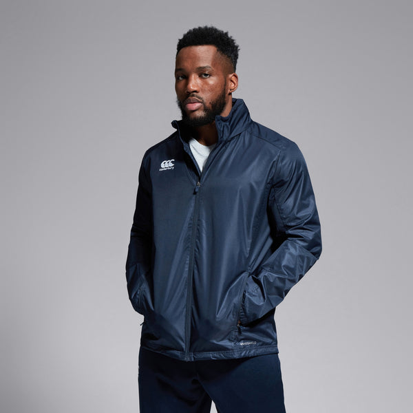 Canterbury Club Vaposhield Rain Jacket - Full Zip - Navy