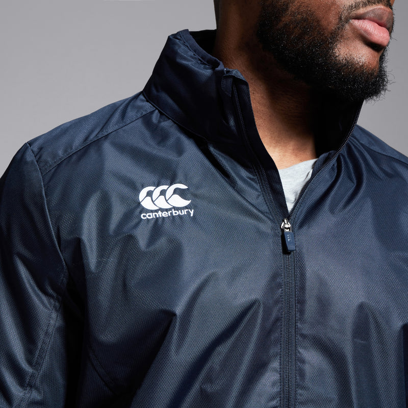 Canterbury Club Vaposhield Rain Jacket - Full Zip - Navy