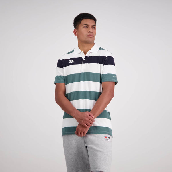 Canterbury Men's Engineered Stripe Short Sleeve Polo - 2 Colours