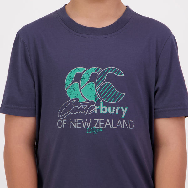 Canterbury Kids Clash T-Shirt - Blue