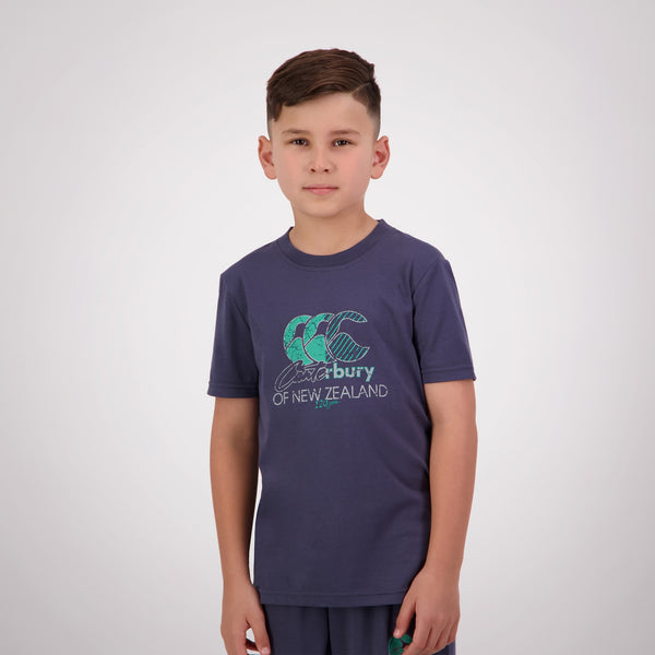 Canterbury Kids Clash T-Shirt - Blue