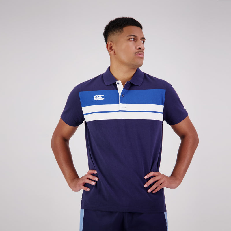 Canterbury Mens Chest Stripe Polo- 2 colours