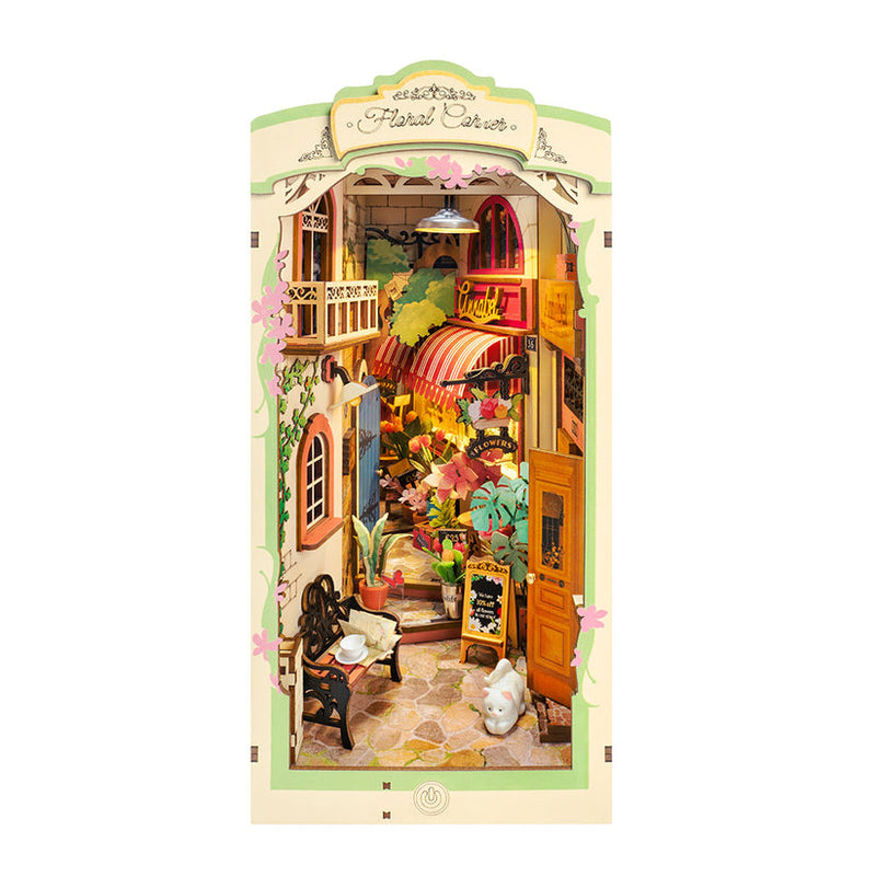 ROBOTIME ROLIFE DIY BOOK NOOK FLORAL CORNER