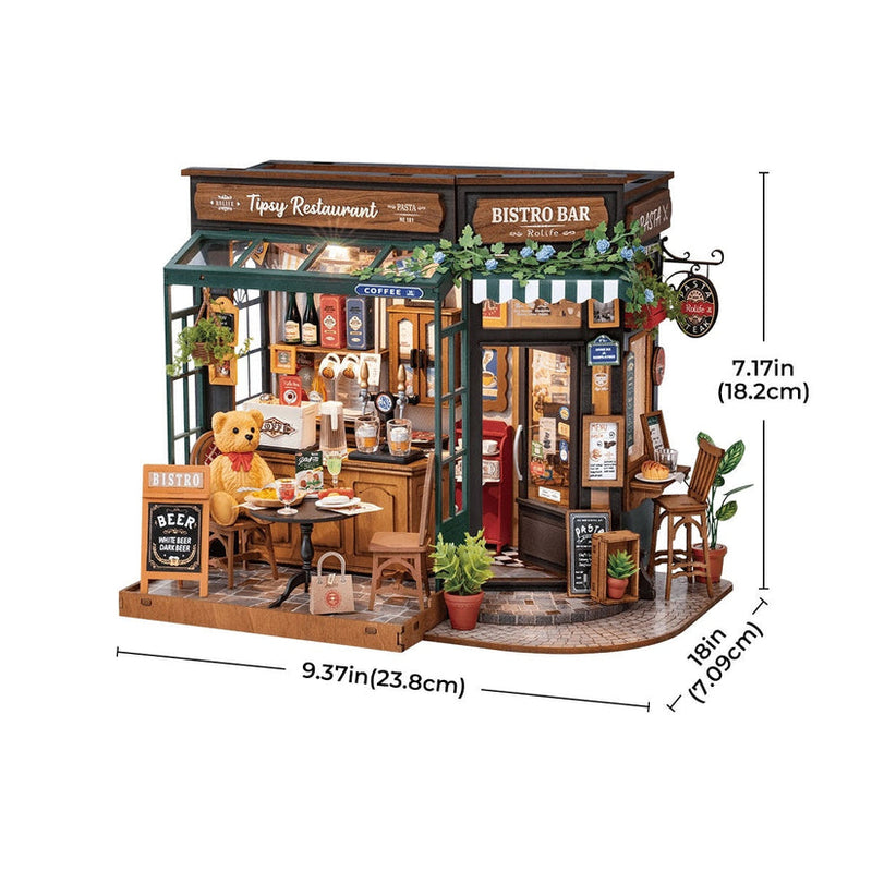ROBOTIME ROLIFE DIY MINI HOUSE- TIPSY RESTURANT
