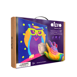 OKTO OWL COLORING WITH CLAY SET