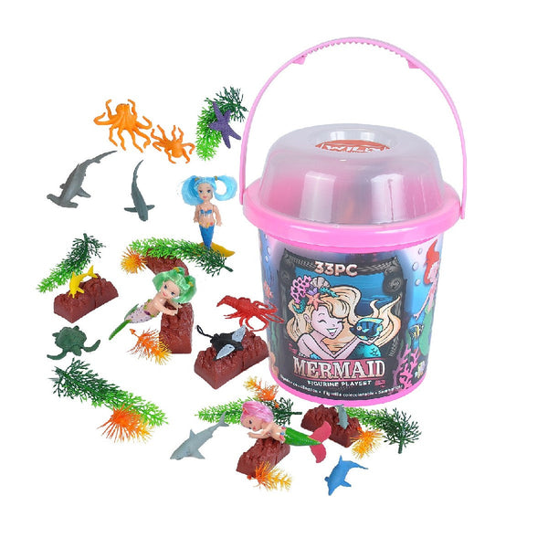 WILD REPUBLIC-ADVENTURE BUCKET SET-  MERMAID