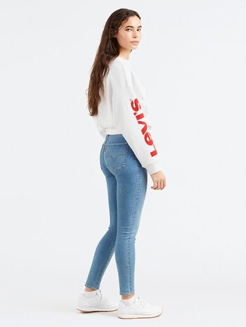 Levi's Womens Mile High Super Skinny Jeans - Math Club