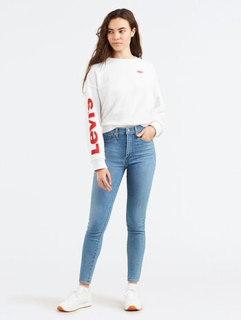 Levi's Womens Mile High Super Skinny Jeans - Math Club