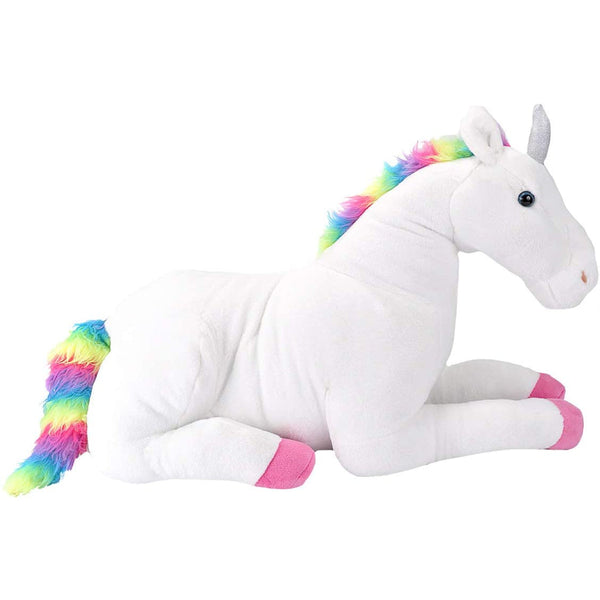 WILD REPUBLIC CUDDLEKINS JUMBO UNICORN- WHITE