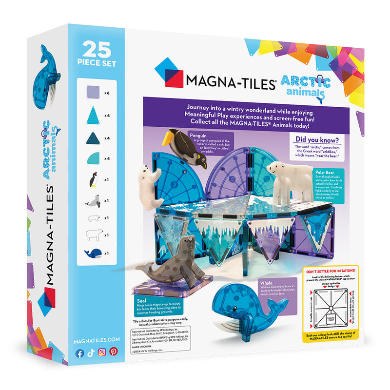 MAGNA-TILES ARCTIC ANIMALS- 25 PIECE SET