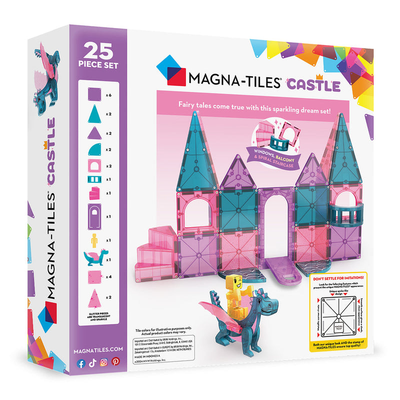 MAGNA-TILES CASTLE- 25 PIECE SET