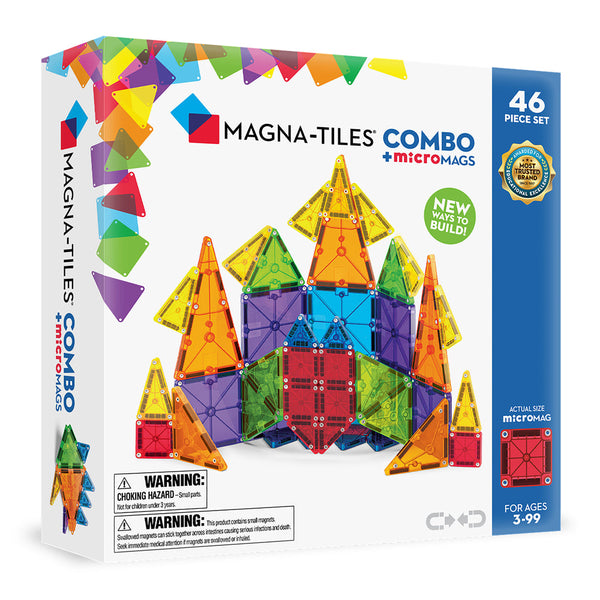 MAGNA-TILES COMBO+MICROMAGS-46 PIECE SET