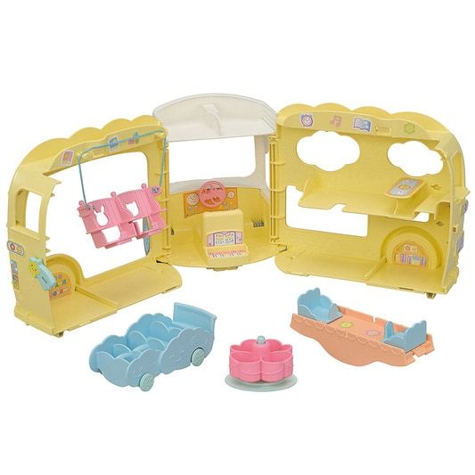 Sylvanian Families Rainbow Fun Nursery Bus