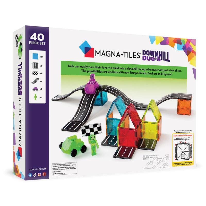 MAGNA-TILES DOWNHILL DUO- 40 PIECE SET