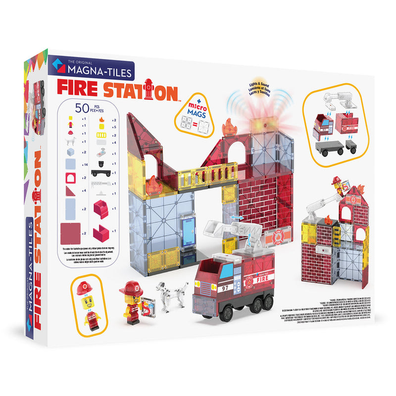MAGNA-TILES FIRE STATION 50 PIECE