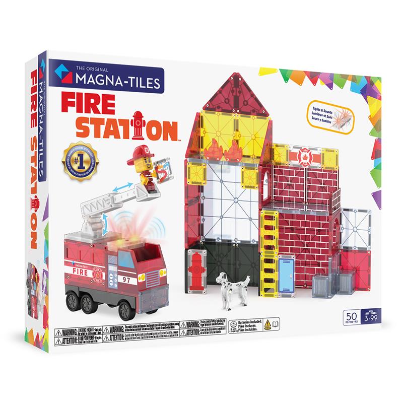 MAGNA-TILES FIRE STATION 50 PIECE