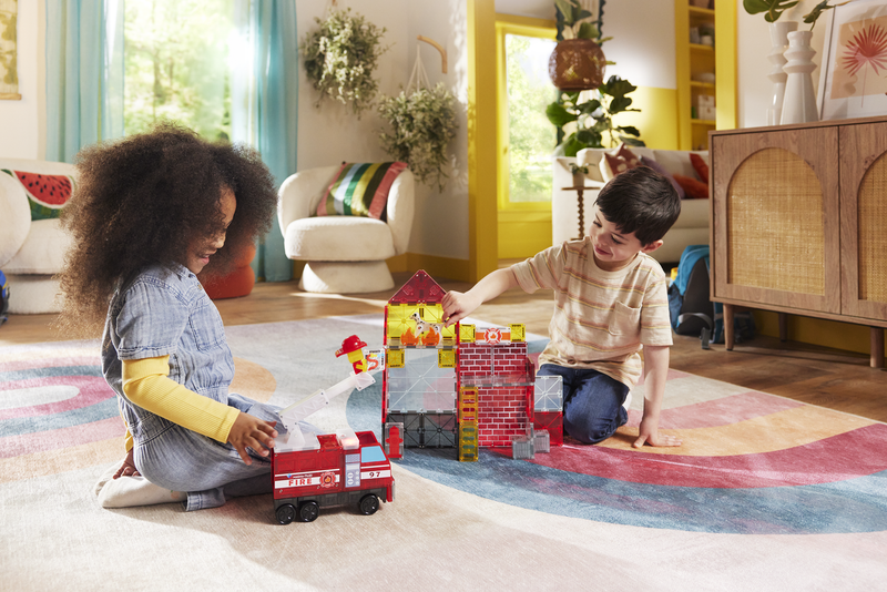 MAGNA-TILES FIRE STATION 50 PIECE